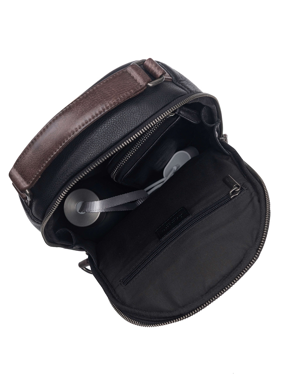 Рюкзак Dr. Koffer из натуральной кожи черный