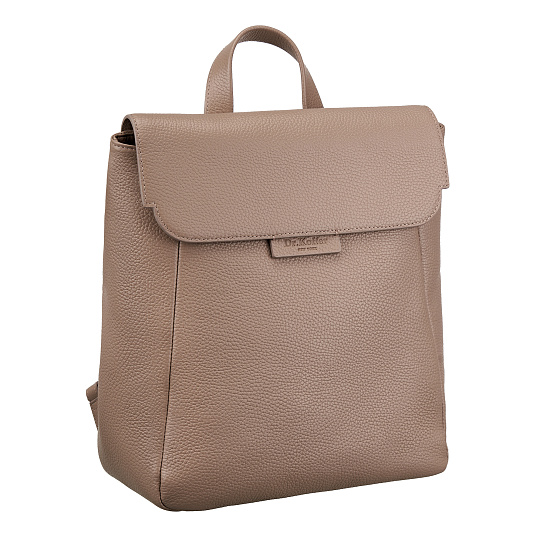 Рюкзак Dr. Koffer из натуральной кожи бежевый