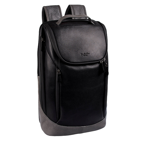 Рюкзак Dr.Koffer из натуральной кожи черный