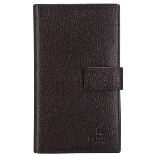 Портмоне Dr.Koffer из натуральной кожи коричневое