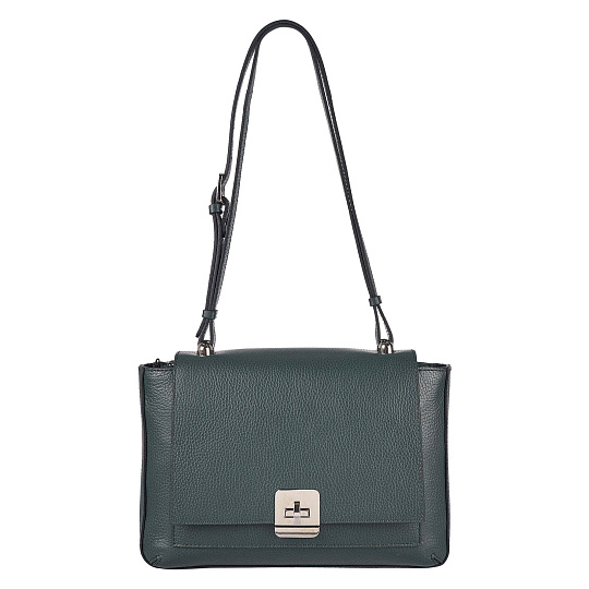 Женская сумка Dr. Koffer из натуральной кожи зеленая