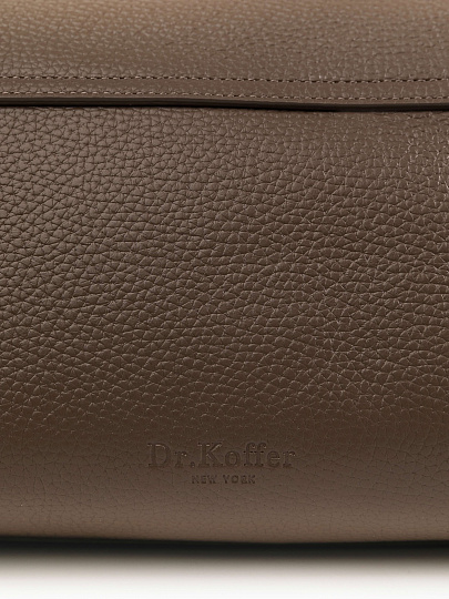 Женская сумка Dr.Koffer из натуральной кожи бежевая