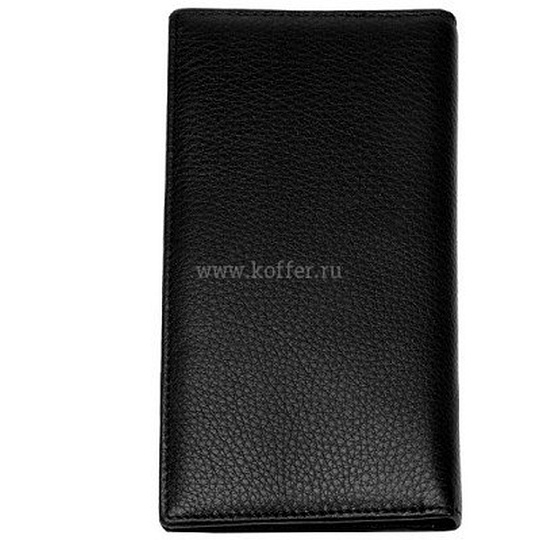 Портмоне Dr.Koffer из натуральной кожи черное