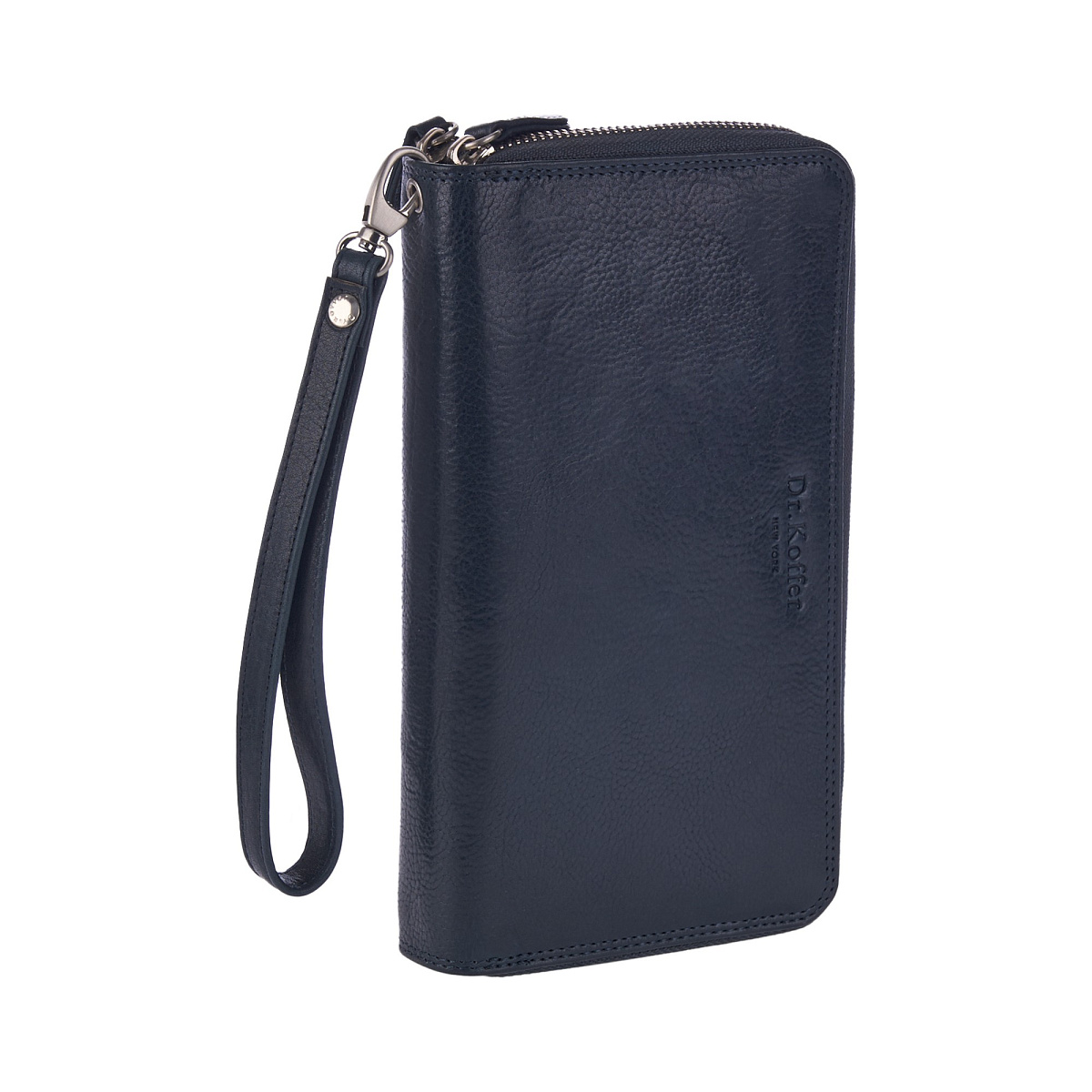Портмоне Dr.Koffer из натуральной кожи синее