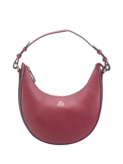 Женская сумка Dr. Koffer из натуральной кожи бордовая