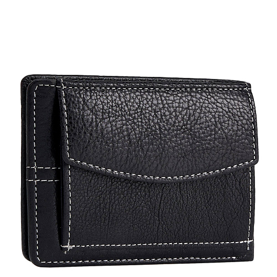 Портмоне Dr.Koffer из натуральной кожи черное