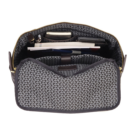 Рюкзак Dr.Koffer из натуральной кожи темно-коричневый