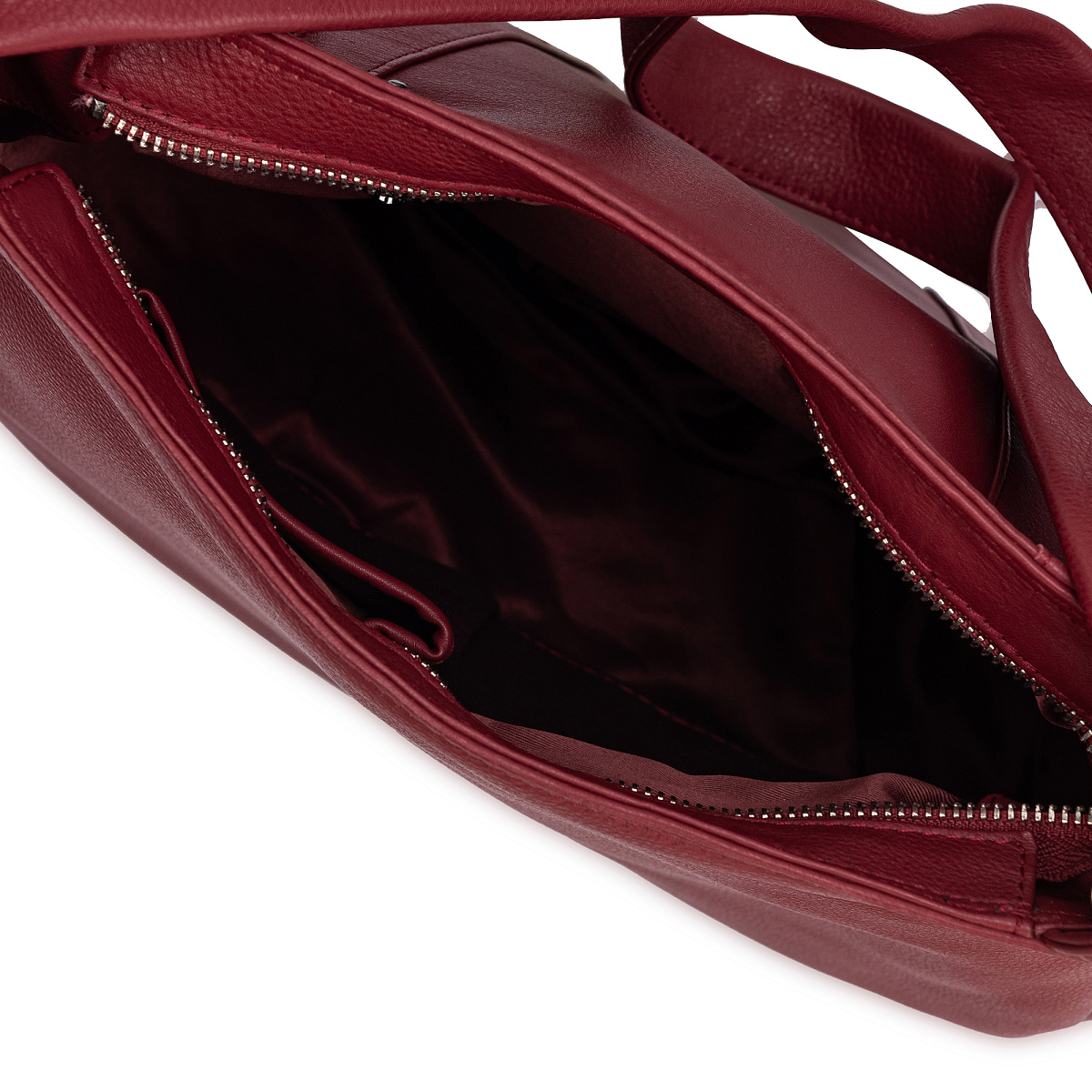 Женская сумка Dr.Koffer из натуральной кожи бордовая