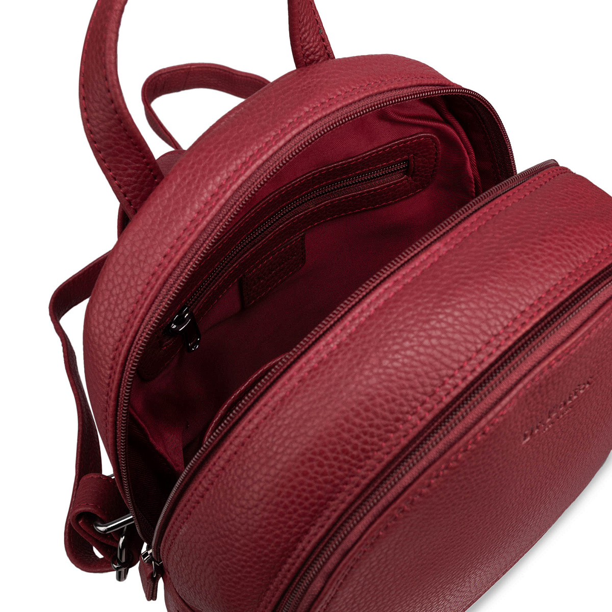 Рюкзак Dr.Koffer из натуральной кожи бордовый