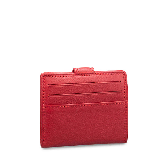 Кредитница Dr.Koffer из натуральной кожи красная