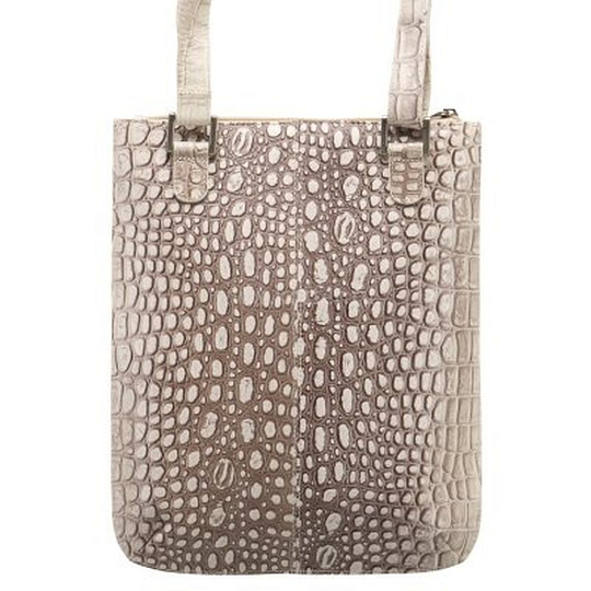 Сумка через плечо Dr.Koffer из натуральной кожи белая