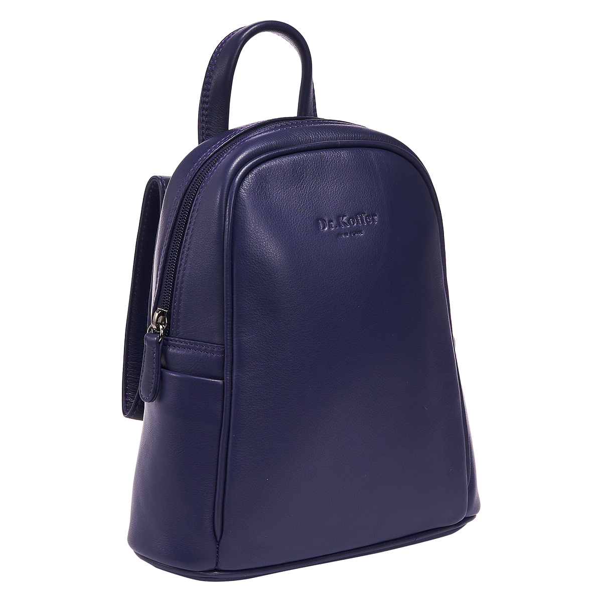 Рюкзак Dr.Koffer из натуральной кожи серый