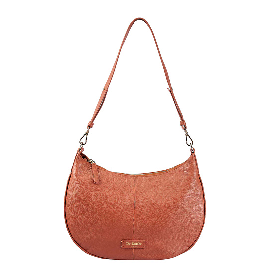 Женская сумка  Dr. Koffer из натуральной кожи оранжевая