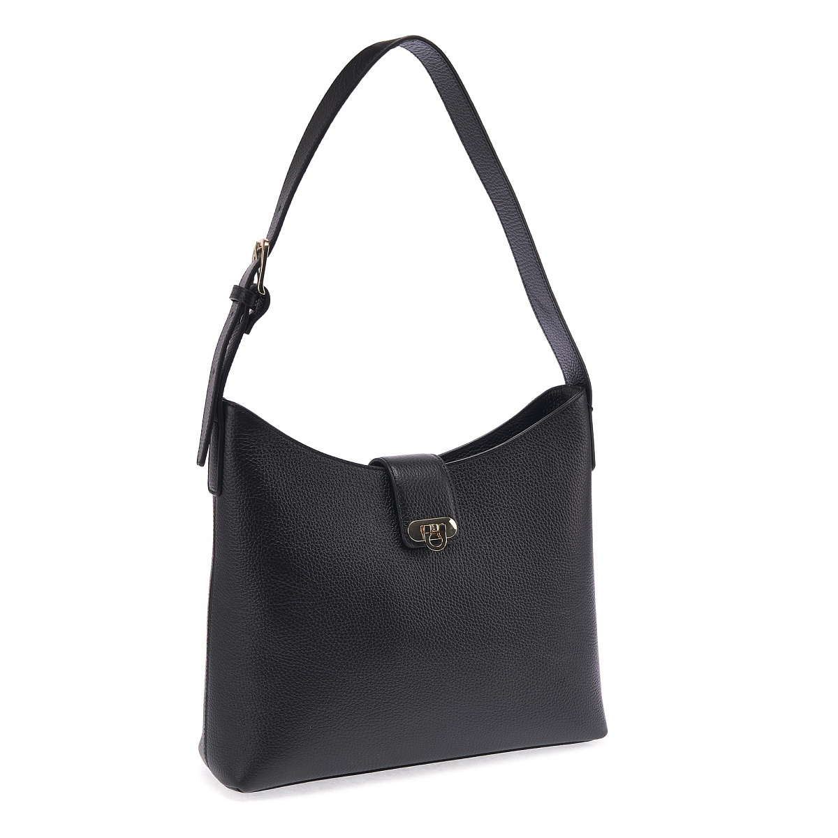 Женская сумка Dr. Koffer из натуральной кожи черная