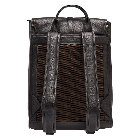 Рюкзак Dr.Koffer из натуральной кожи темно-коричневый