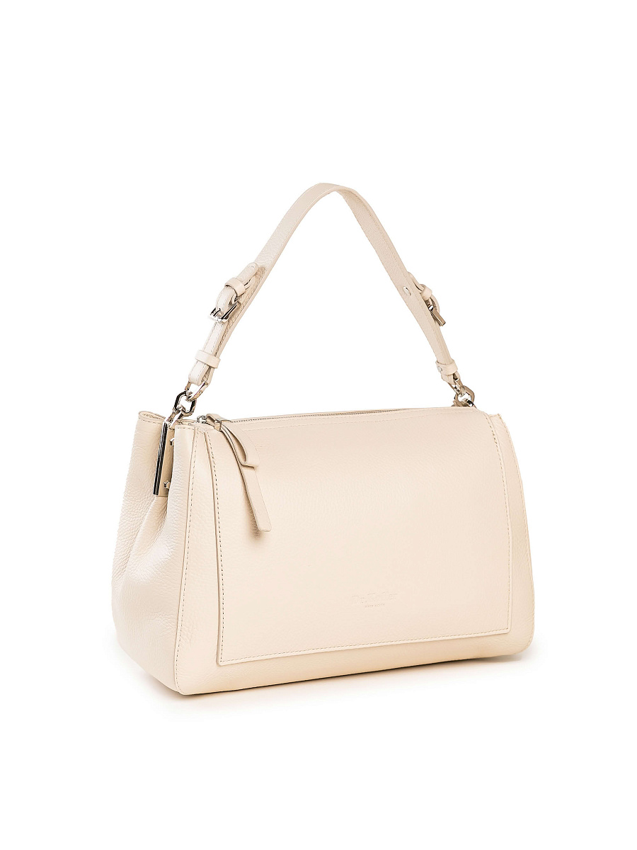 Женская сумка Dr. Koffer из натуральной кожи белая