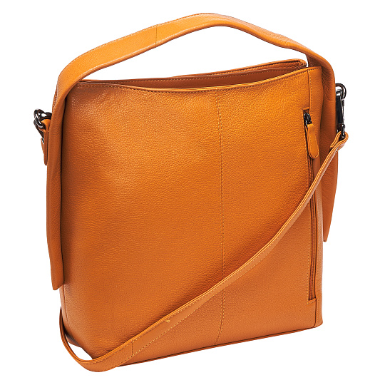 Женская сумка Dr.Koffer из натуральной кожи желтая