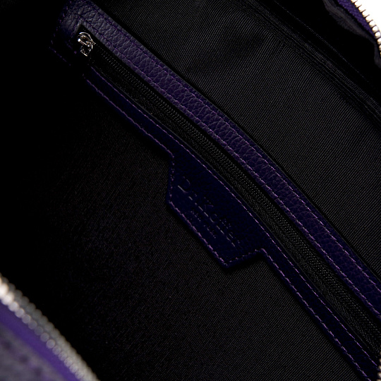 Женская сумка Dr. Koffer из натуральной кожи фиолетовая