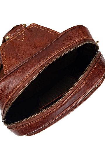 Рюкзак Dr.Koffer из натуральной кожи светло-коричневый