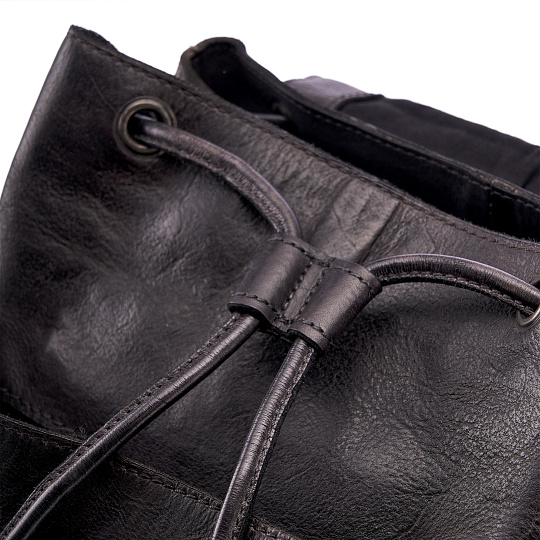 Рюкзак Dr.Koffer из натуральной кожи серый