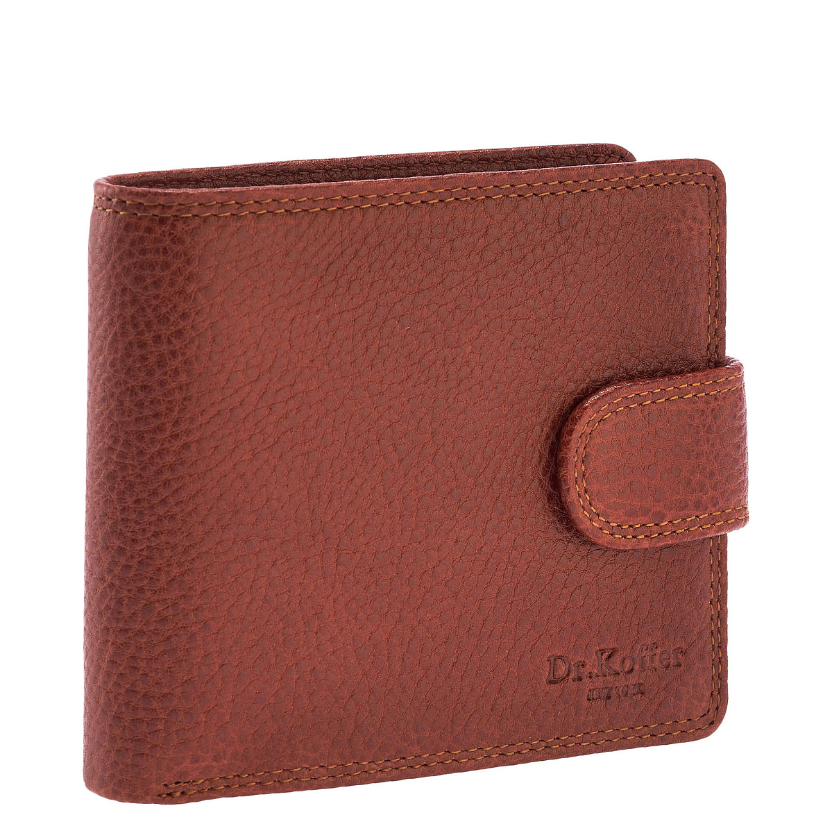 Портмоне Dr.Koffer из натуральной кожи светло-коричневое