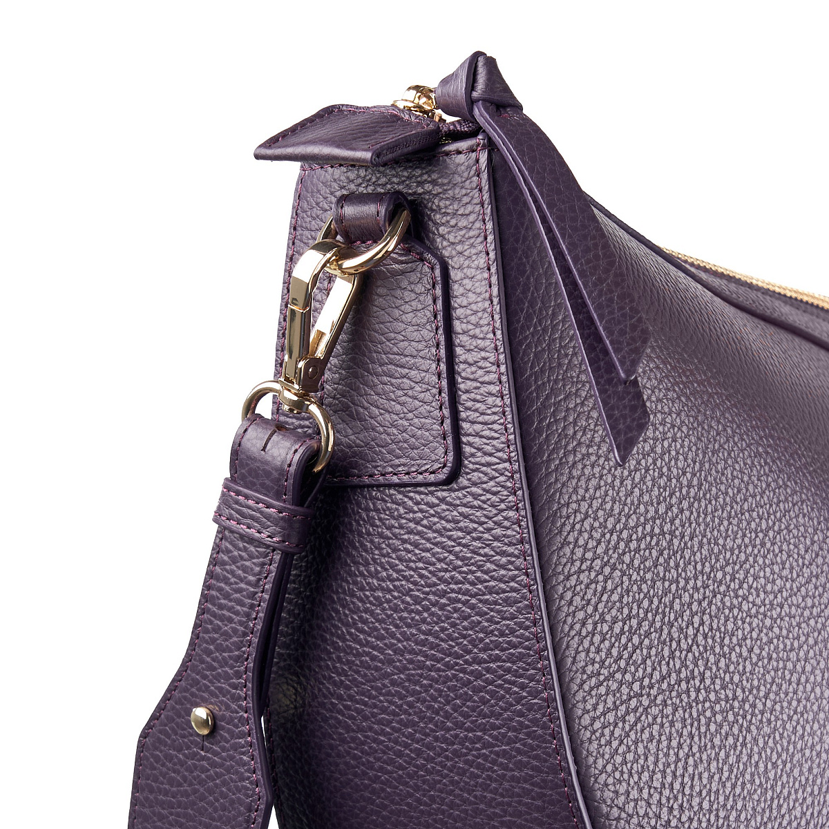 Женская сумка  Dr. Koffer из натуральной кожи фиолетовая