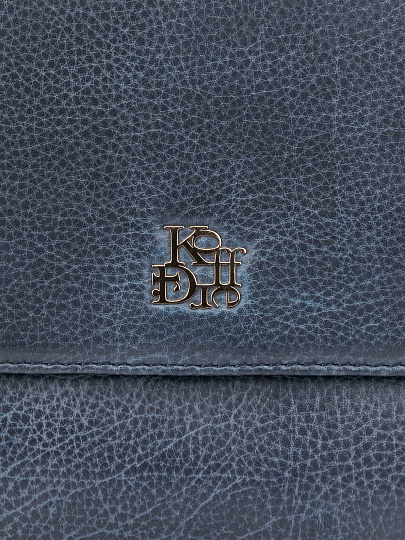 Женская сумка Dr. Koffer из натуральной кожи синяя