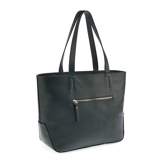 Женская сумка Dr. Koffer из натуральной кожи зеленая