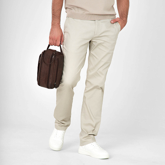 Несессер Dr.Koffer из натуральной кожи коричневый