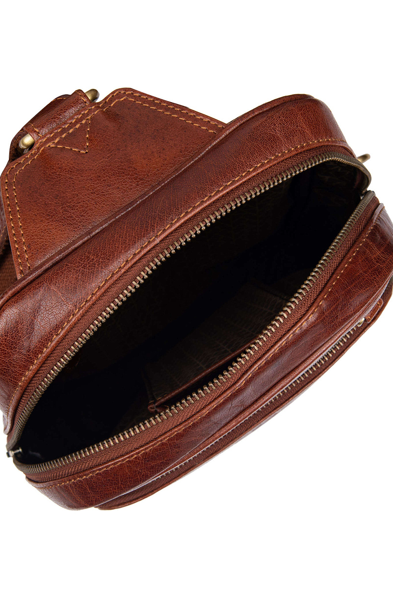 Рюкзак Dr.Koffer из натуральной кожи светло-коричневый