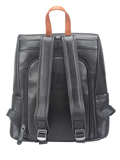 Рюкзак Dr. Koffer из натуральной кожи черный
