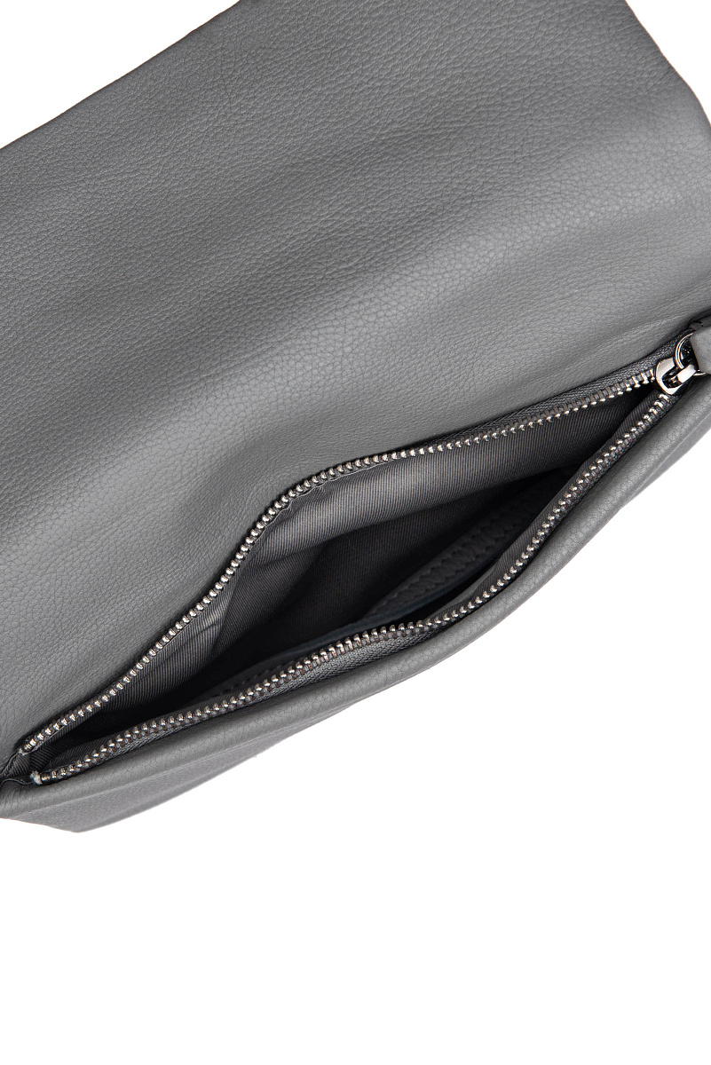 Женская сумка Dr.Koffer из натуральной кожи серая