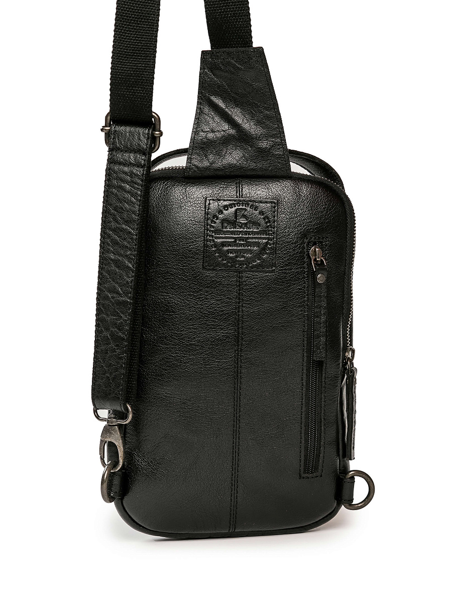 Рюкзак Dr.Koffer из натуральной кожи черный