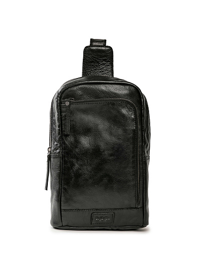 Рюкзак Dr.Koffer из натуральной кожи черный