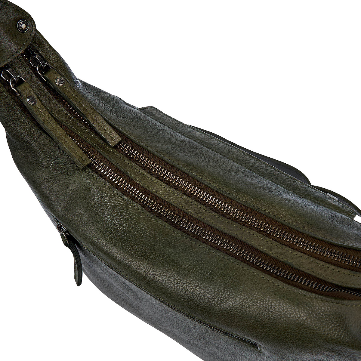 Женская сумка Dr.Koffer из натуральной кожи зеленая