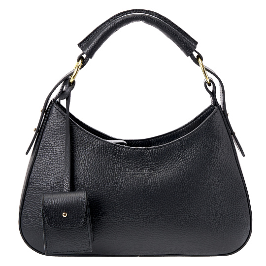 Женская сумка Dr. Koffer из натуральной кожи черная