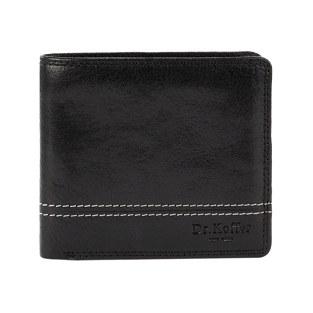 Портмоне Dr.Koffer из натуральной кожи черное