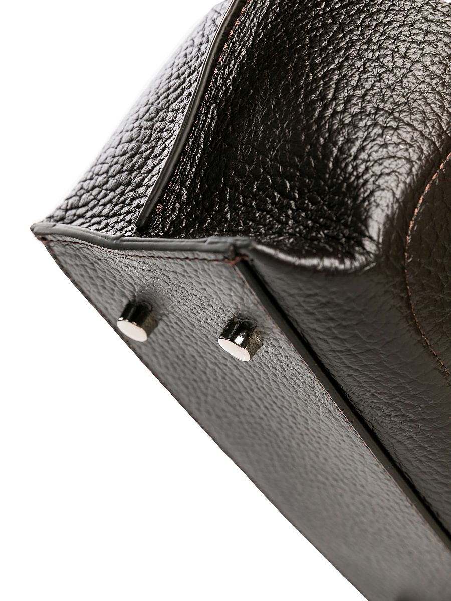 Женская сумка Dr. Koffer из натуральной кожи коричневая