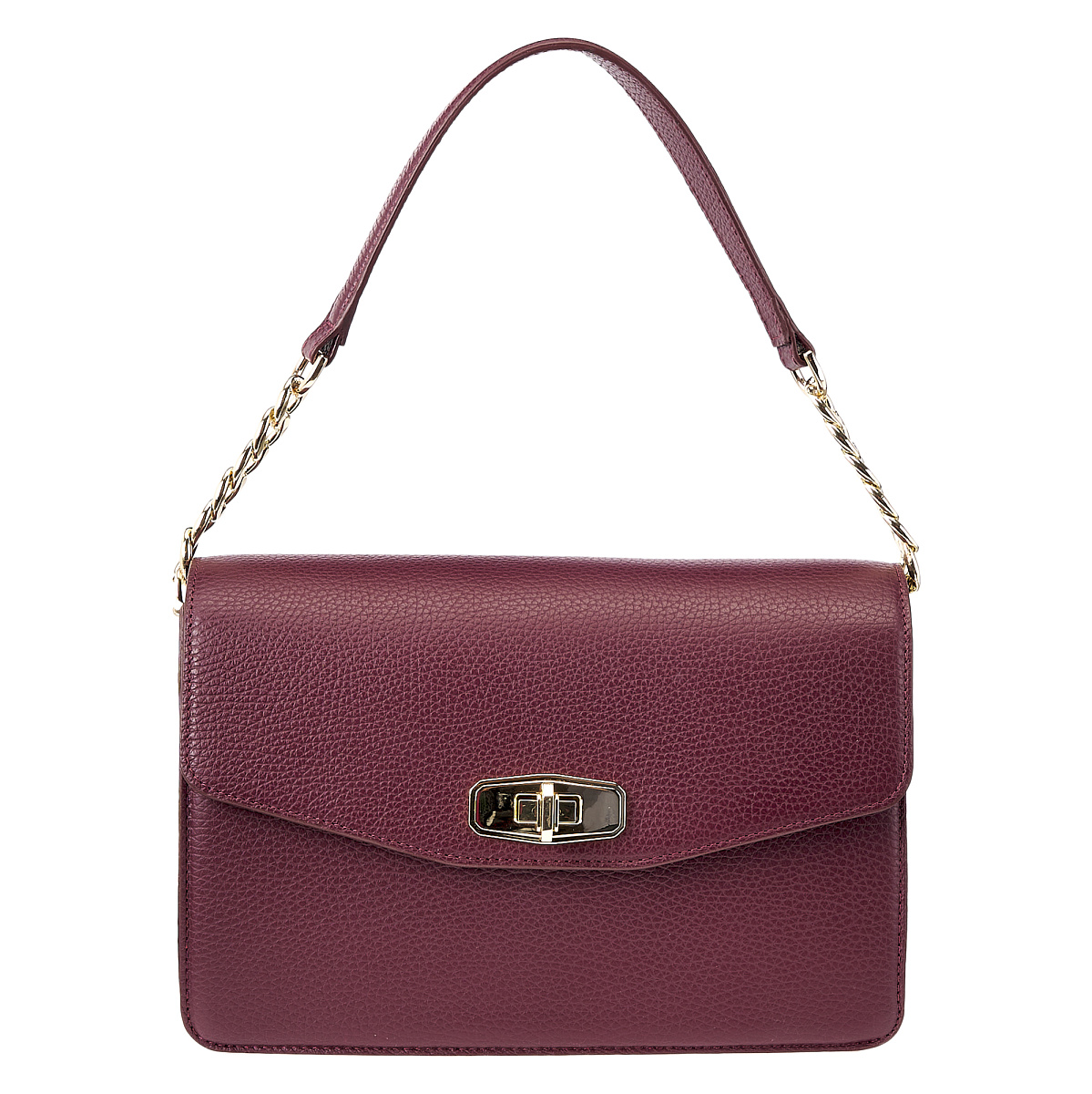 Женская сумка  Dr. Koffer из натуральной кожи бордовая