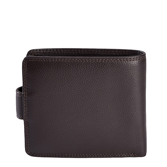 Портмоне Dr.Koffer из натуральной кожи коричневое