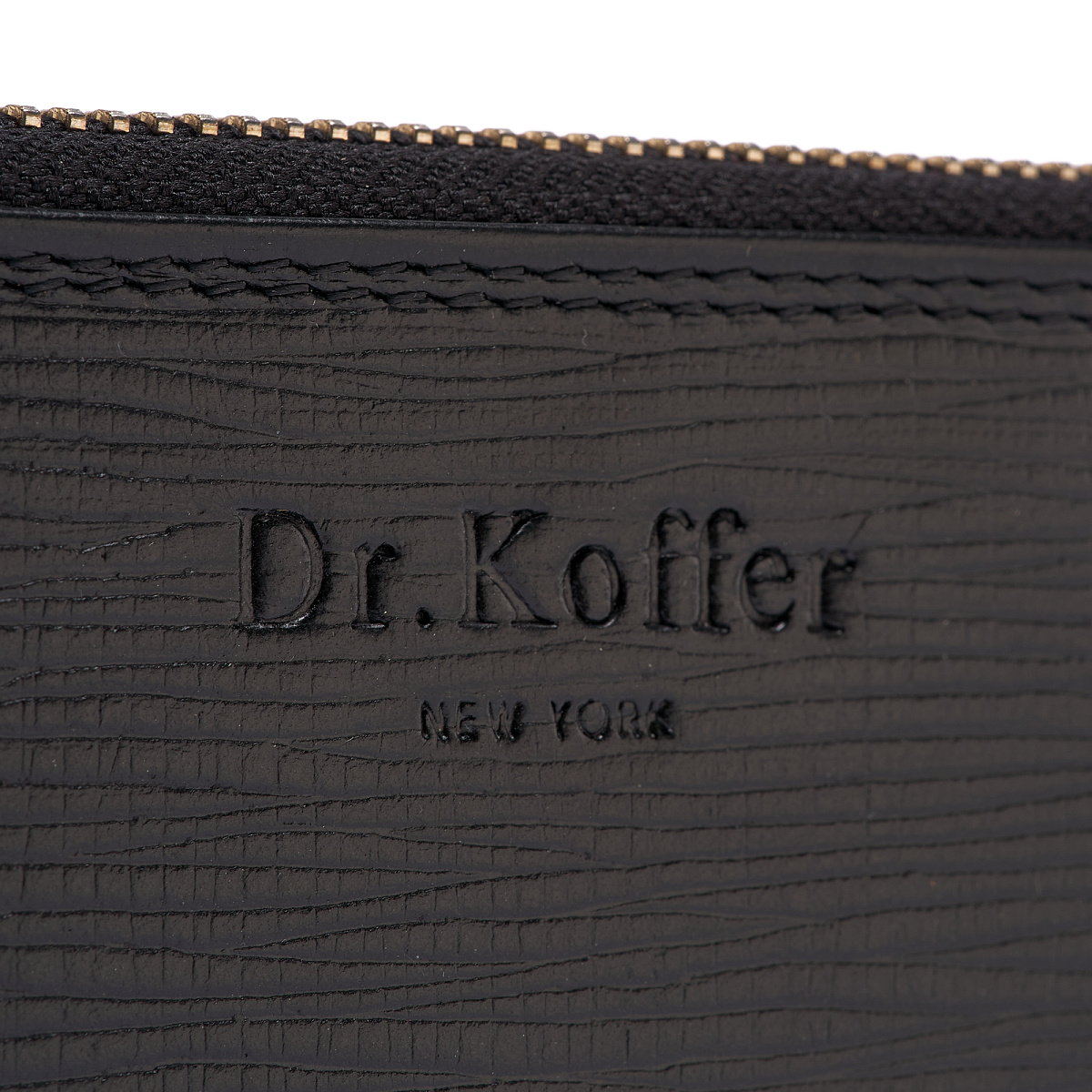 Портмоне Dr.Koffer из натуральной кожи черное
