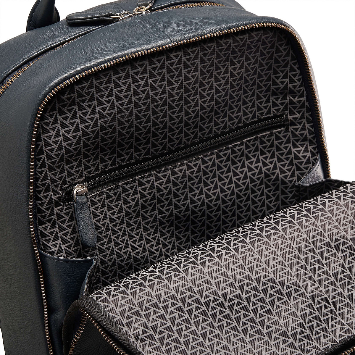 Рюкзак Dr.Koffer из натуральной кожи синий