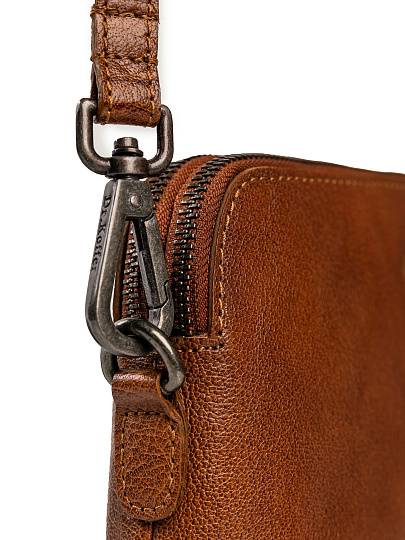 Женская сумка Dr.Koffer из натуральной кожи коричневая