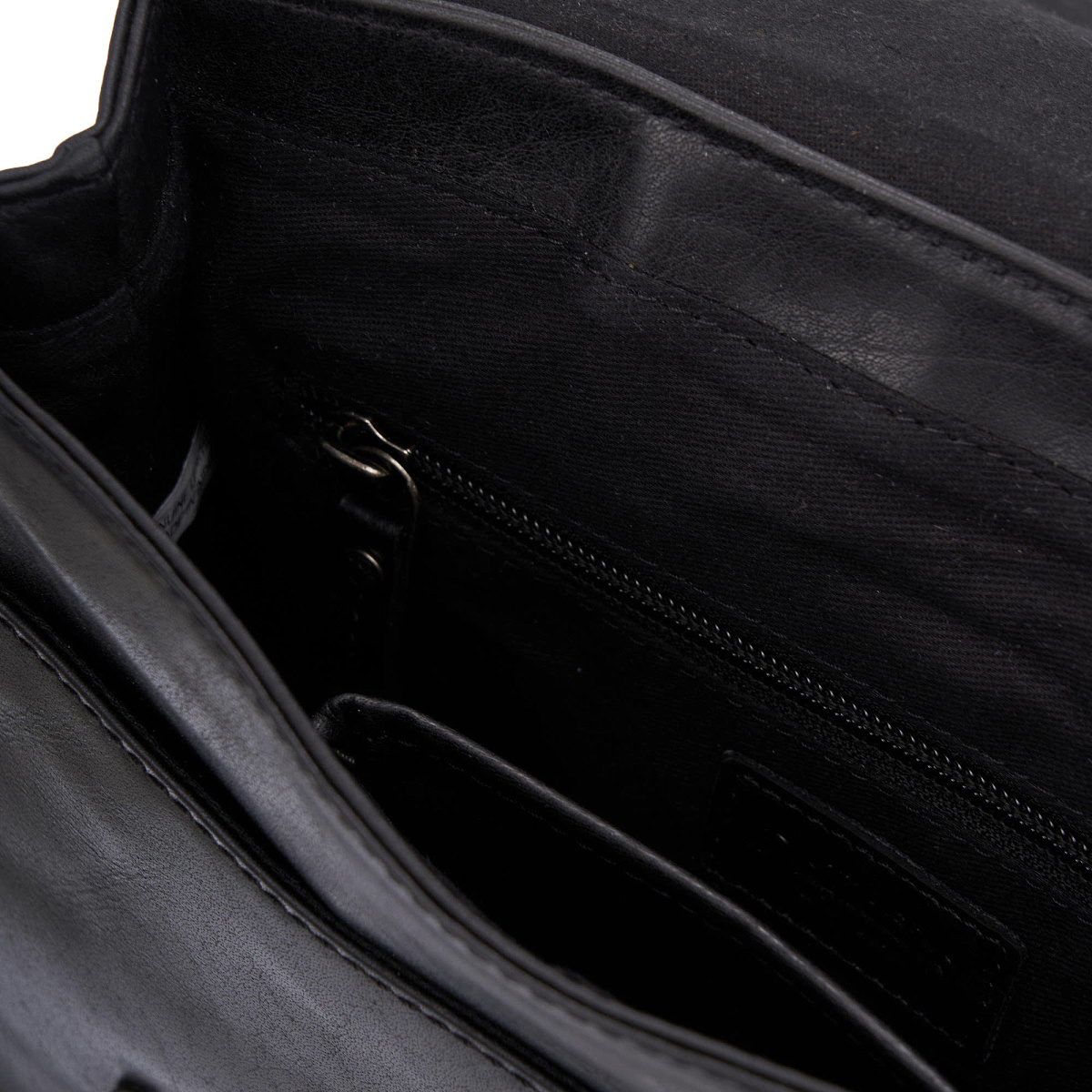 Рюкзак Dr.Koffer из натуральной кожи черный