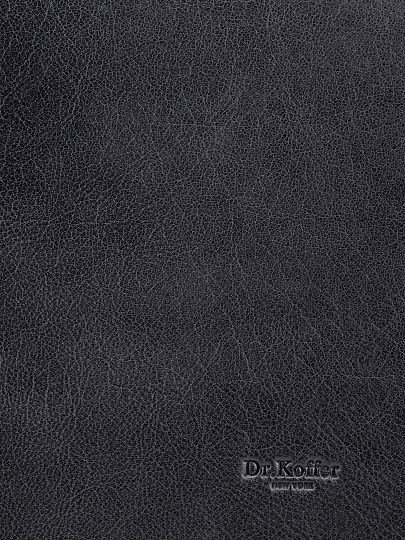 Деловая сумка Dr.Koffer из натуральной кожи черная