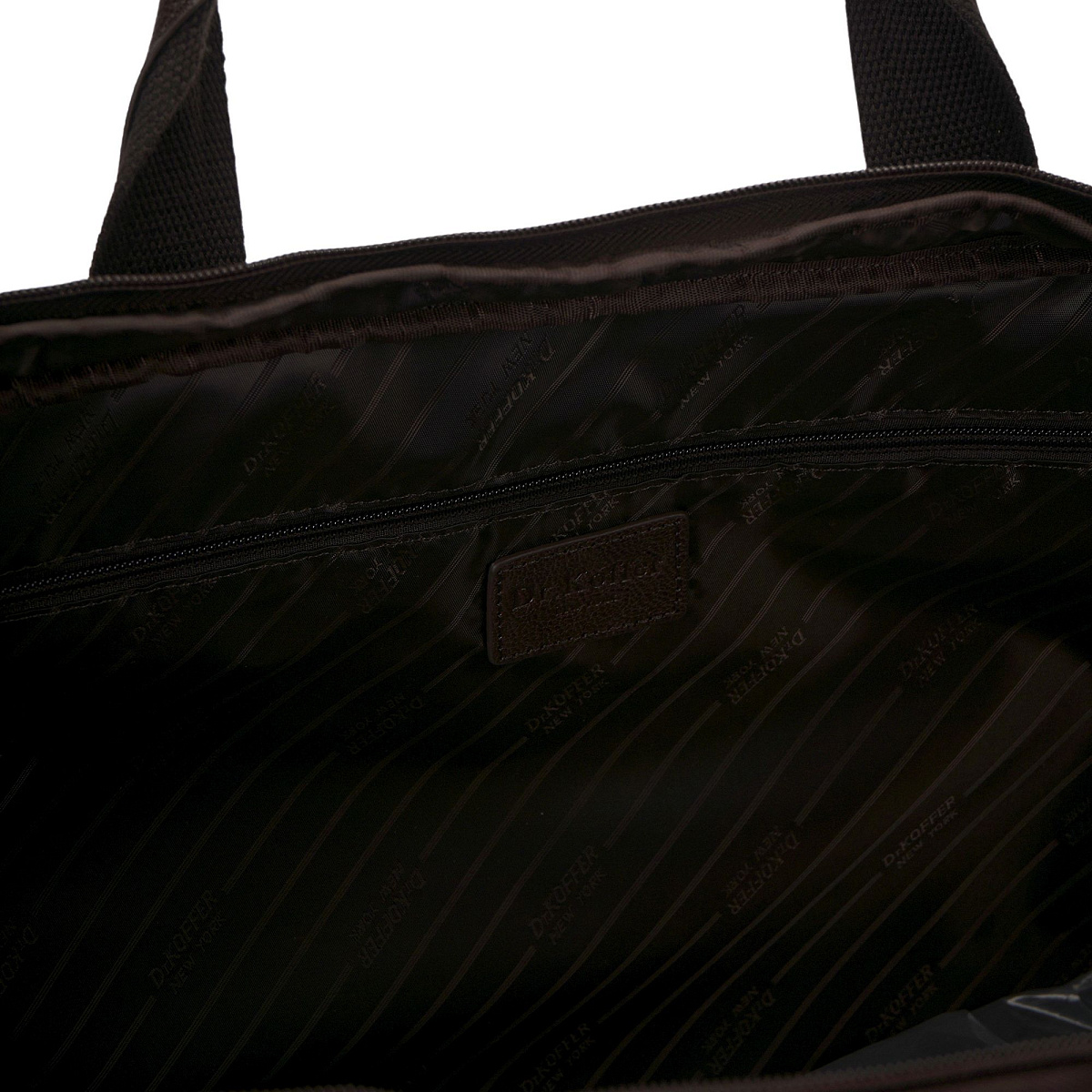 Сумка дорожная Dr.Koffer из натуральной кожи коричневая