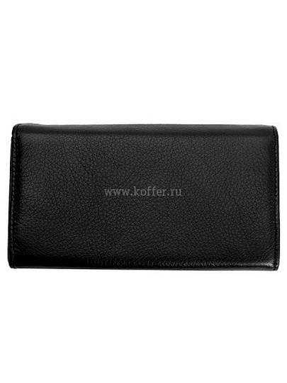 Кошелек Dr.Koffer из натуральной кожи черный