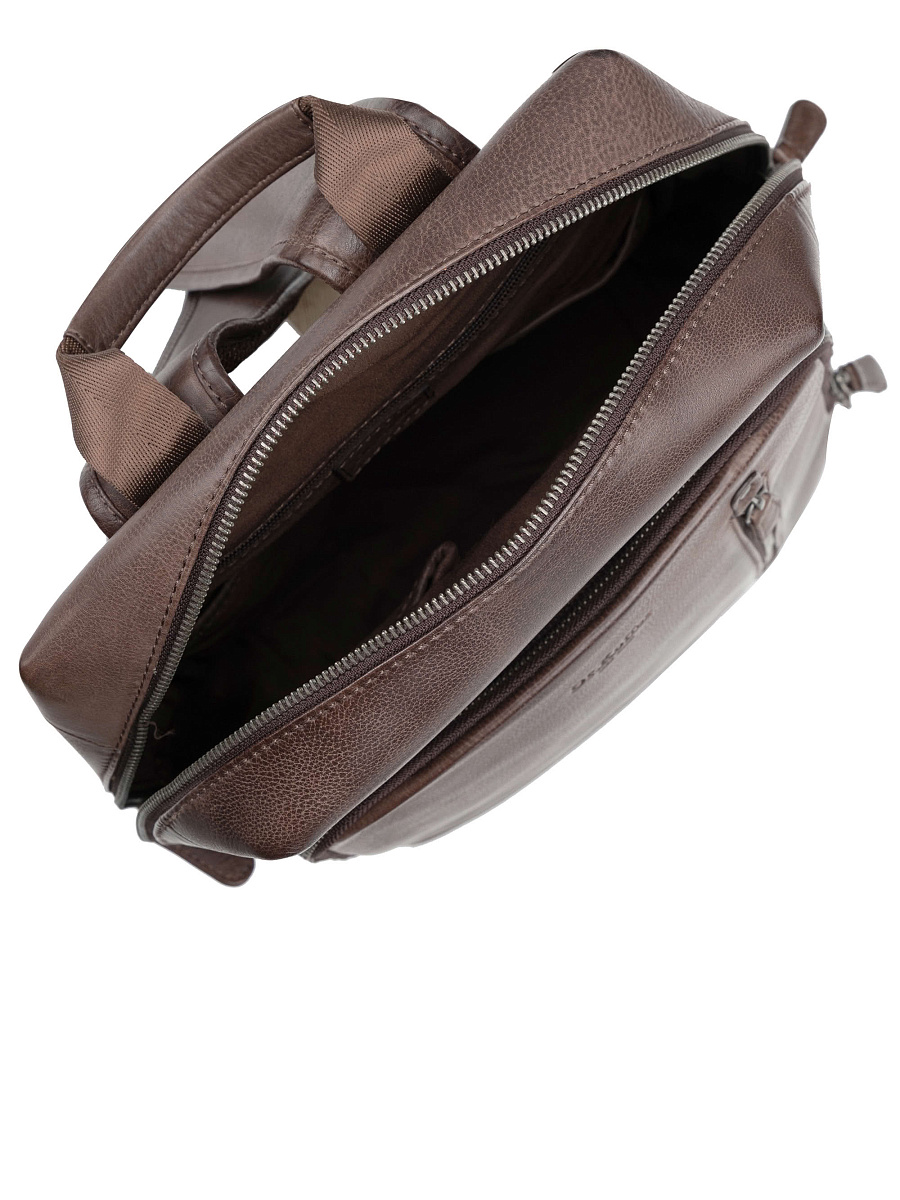 Рюкзак Dr. Koffer из натуральной кожи коричневый