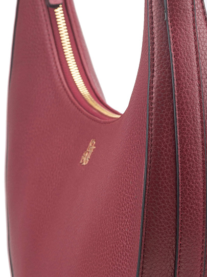 Женская сумка Dr. Koffer из натуральной кожи бордовая