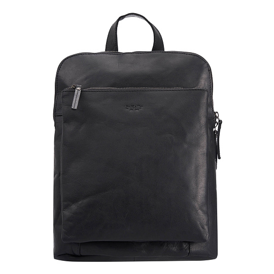 Рюкзак Dr.Koffer из натуральной кожи черный